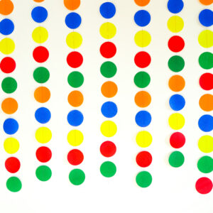 Polka Dot Rainbow Danglers