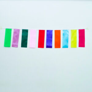Rainbow Rectangle Satin