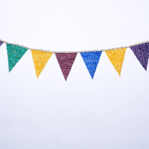 Triangular Bandhani Print Bunting